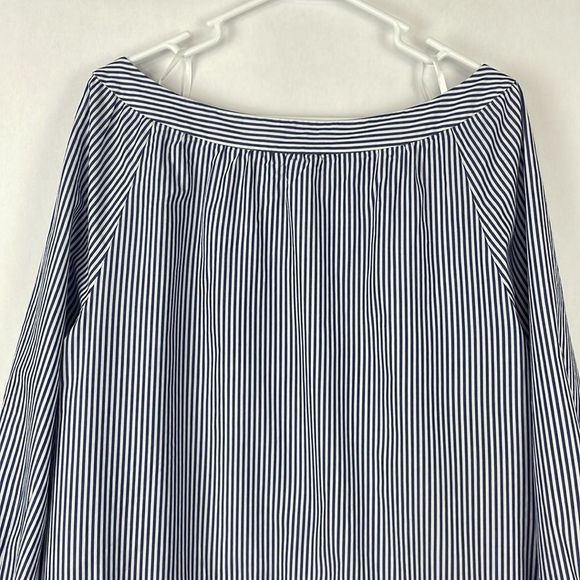 Vineyard Vines Blue and White Striped Blouse - Picture 8 of 11